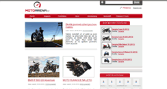 Desktop Screenshot of motoarena.cz