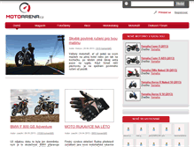 Tablet Screenshot of motoarena.cz
